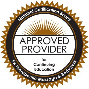 NCB Approved Provider for Therapeutic Massage & Bodywork